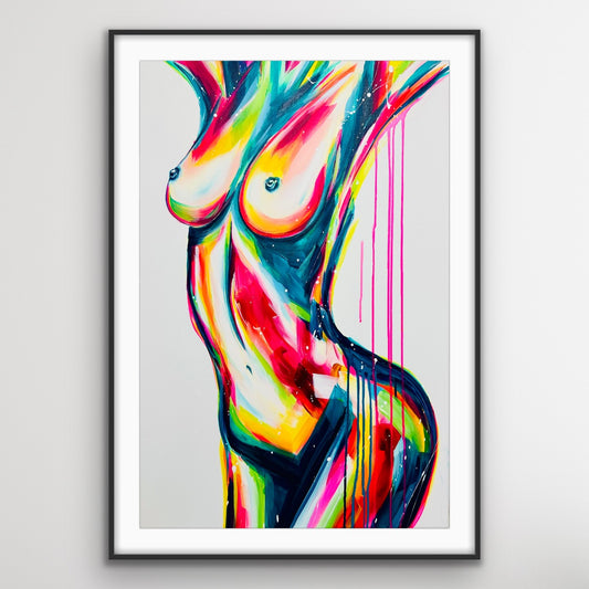 Electric Nude Print
