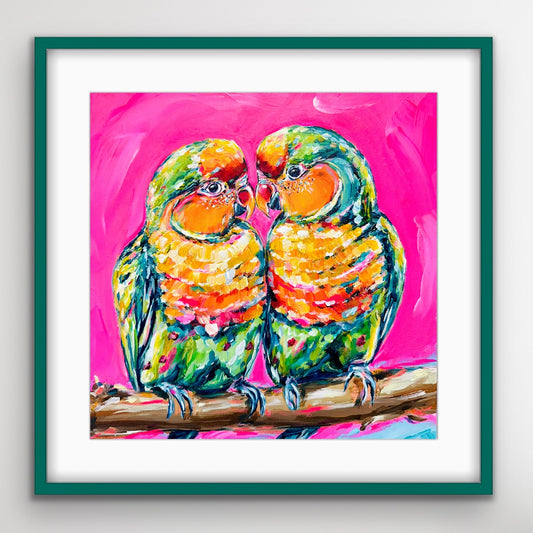 Lovebirds Print