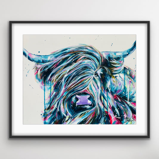 Who are Moo? Highland Print