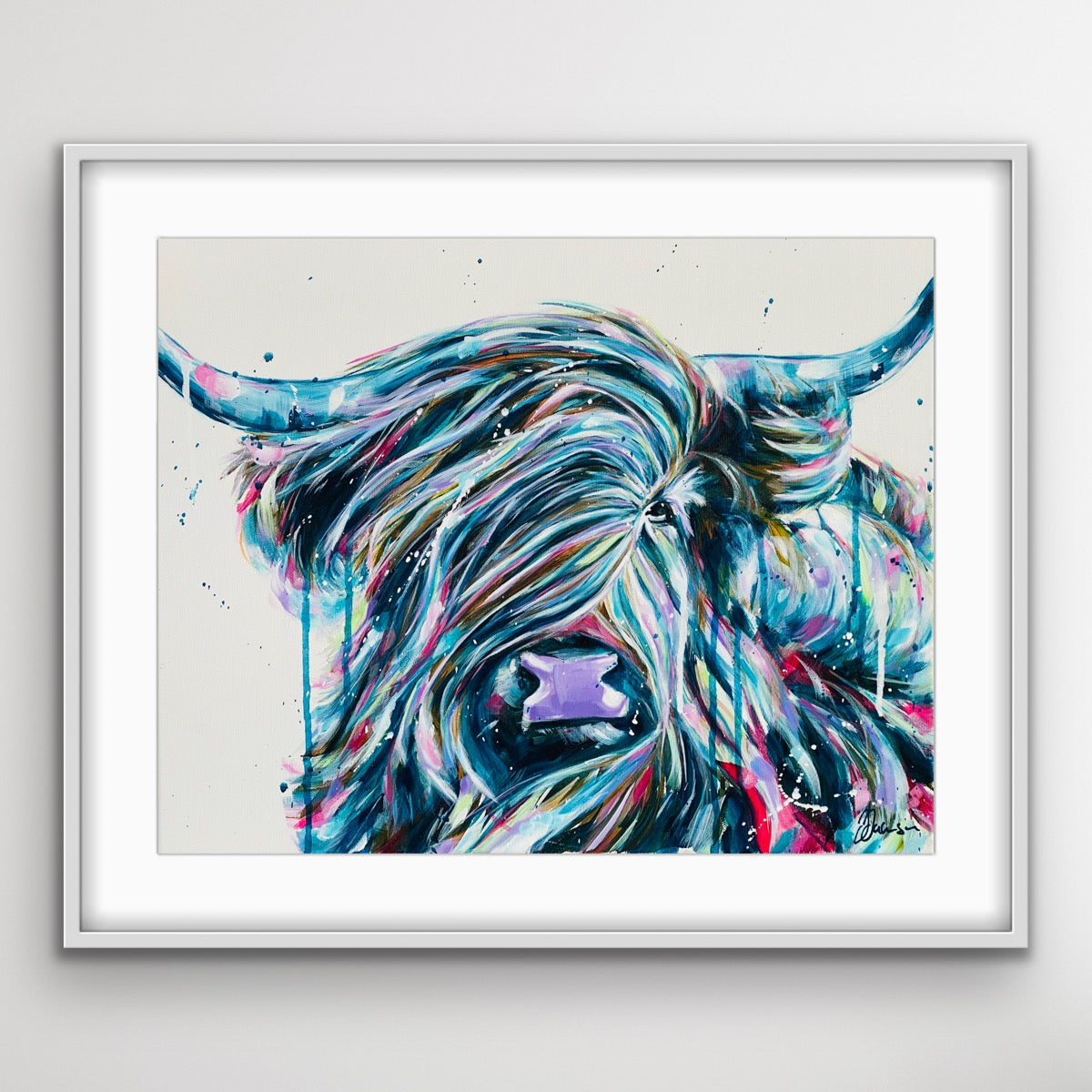 Who are Moo? Highland Print